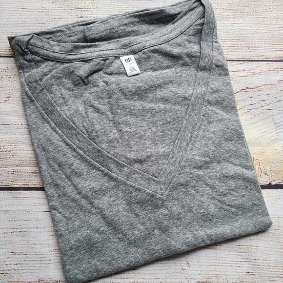 BP Vneck Basic Tshirt Tee Gray Large - Picture 6 of 7